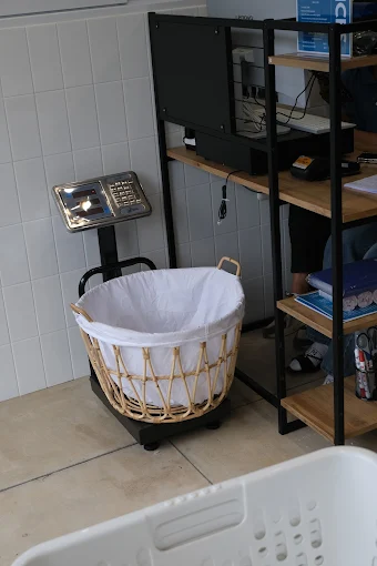 Neatly stacked linens